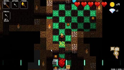 Crypt of the NecroDancer pt 15 - The name of the game: "Avoid getting your butt kicked!"