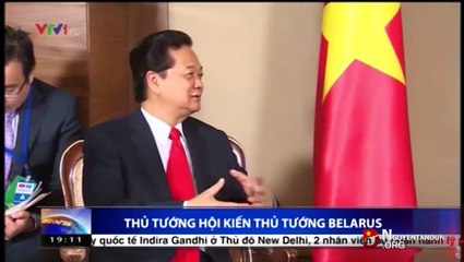 Thủ tướng Nguyễn Tấn Dũng hội kiến Thủ tướng Belarus