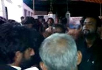 Dr Allah bachayo Resite Noha at Village Ghulam Muhammad Laghari 29 Muharram 1437 hijri