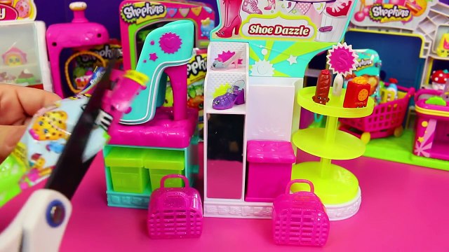 Shopkins New Shoe Dazzle Season 3 Playset Surprise Blind Bags Baskets and Shopkins Micro L