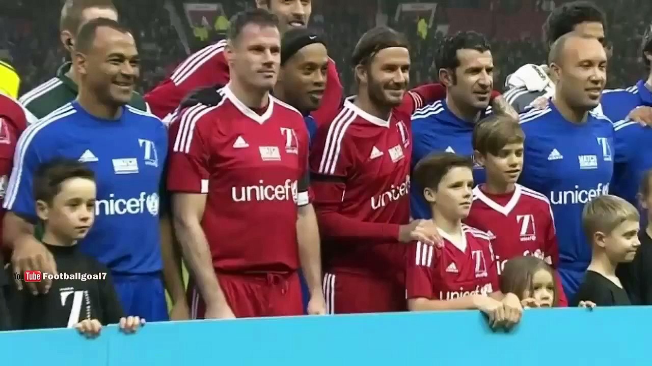 Ronaldinho vs England XI 720p UNICEF Charity Match 2015