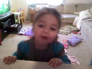 Cute Toddler Thinks Webcam Is Another Girl