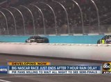 Rain causes delays at NASCAR race