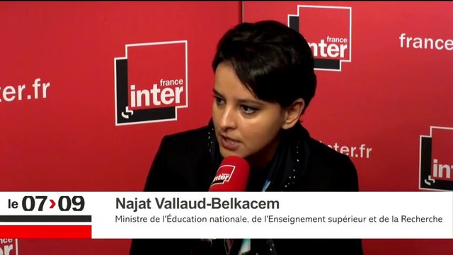 Najat Vallaud-Belkacem : La minute de silence doit être précédée d'un temps d'échange