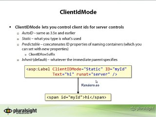 ASP.NET 4.0 New Features - ClientId control