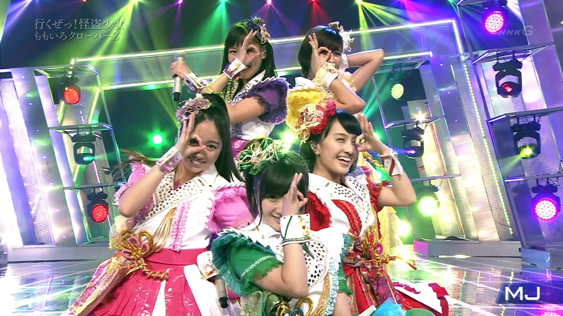 ももいろクローバーZ][MUSIC JAPAN] 夢の浮世に咲いてみな ＆ 行くぜ