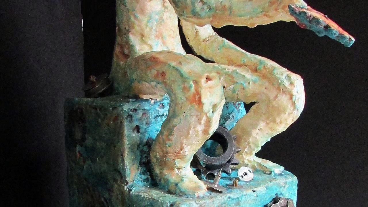 Engrenage bleu