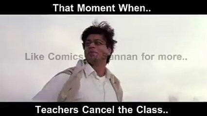 when teacher cancel a class