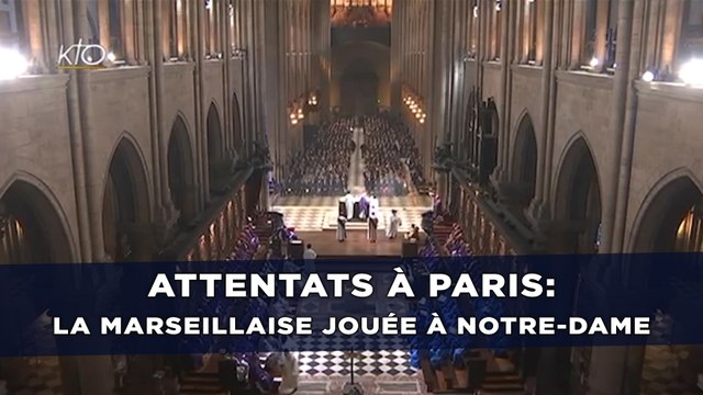 Attentats à Paris: La Marseillaise jouée à l'orgue à Notre-Dame