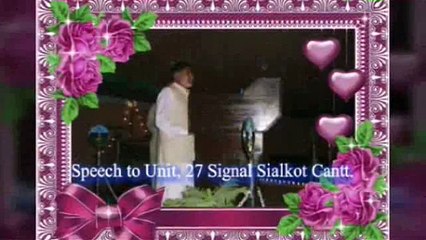 Farewell ceremony of Syed Zamir Ul Hassan Sherazi (Pak Army)