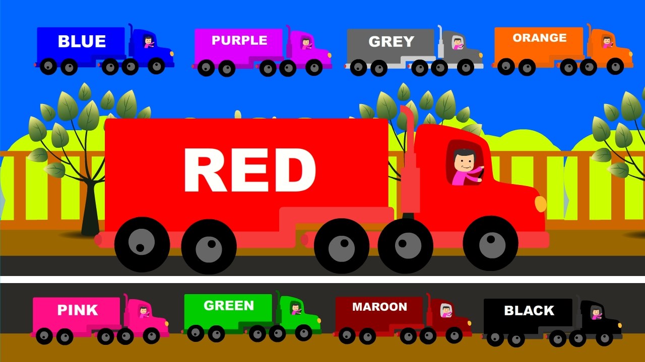 Color Songs Collection Learn Colors, Teach Colours, Baby Toddler ...