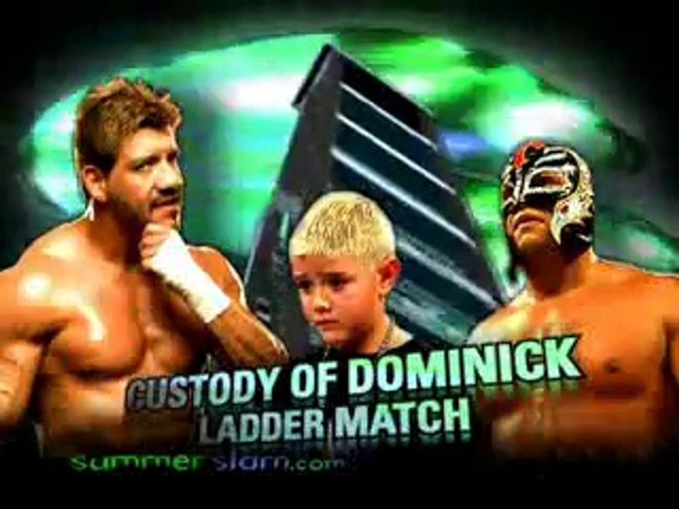 Rey Mysterio Vs Eddie Guerrero. Ladder Match Of Custody Of Dominick. WWE Summerslam, August 21, 2005