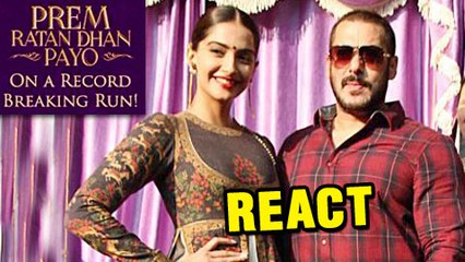 Salman Khan Sonam Kapoor REACT On Prem Ratan Dhan Payo Success