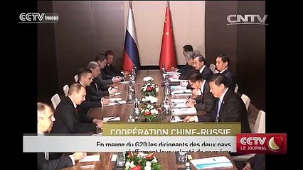 En marge du G20 les dirigeants des deux pays réaffirment leur volonté de coopérer