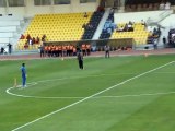 Shaoib Akhter bowling in foot ball stadium....must watch