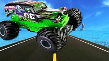 Monster Trucks Cartoons Finger Family Nursery Rhymes _ Aliens Finger Family Rhymes For Children