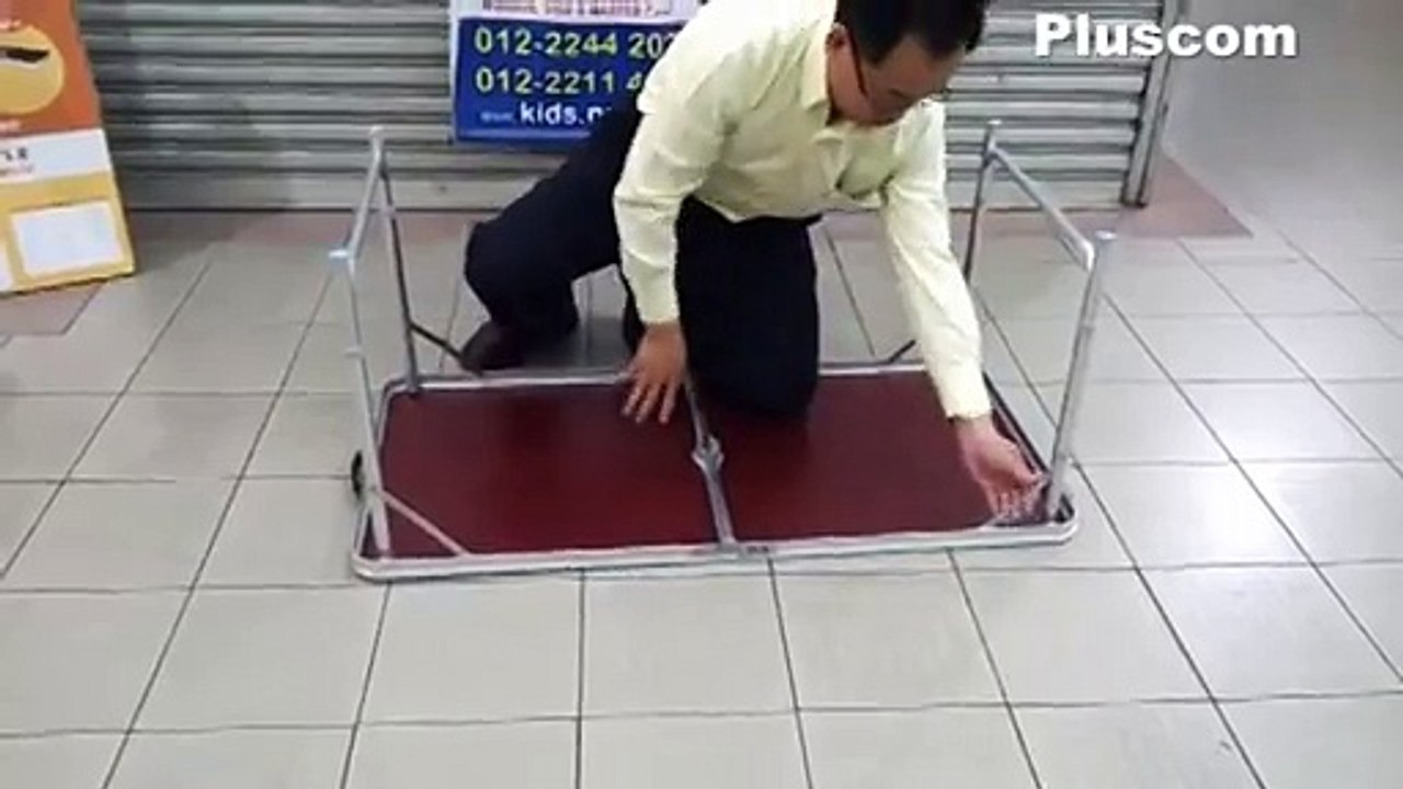 4 Foot Aluminum Adjustable Folding Portable Camping Picnic Party Dining Table