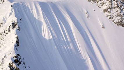 Skieur survit a une chute de 500 mètres
