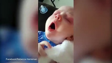 Mum's heartbreaking video of her baby suffering whooping cough