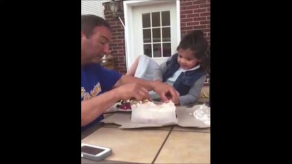 Dad Pranks Daughter, Daughter Is Awesome