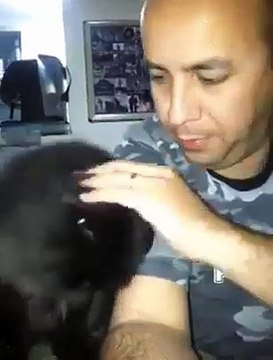 Tu touches ma tête, je touche la tienne... Chat trop mignon