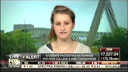 Neil Cavuto embarrasses student who wants free college and has no idea how to pay for it 2015