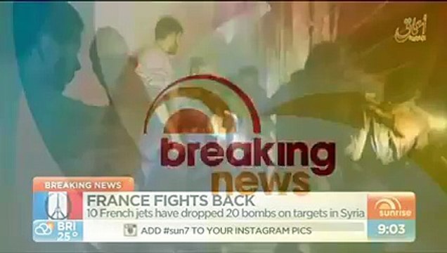 Shame- French Jets Biggest Ever Bombing Raid in Syria After Paris Attacks