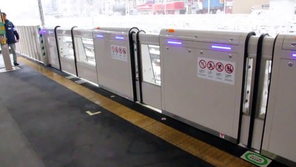 Barrières de sécurité sur des quais de gare (japon)