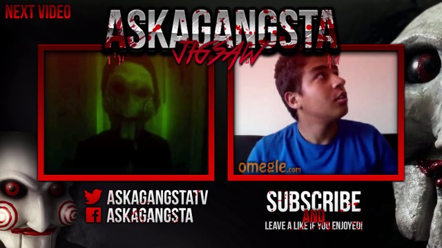 SCARY JIGSAW KILLER PRANK 2 (OMEGLE PRANKS)
