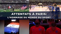 Attentats à Paris: L'hommage du monde du sport