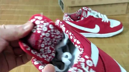 (HD Review) wholesale new NIKE SB Dunk Low Pro Review red and White Online Shopping