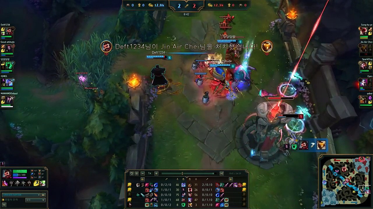 Graves vs Jinx - EDG Deft KR LOL Master