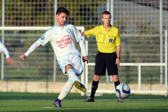 U17 National - OM 7-1 Istres : le but de Mathieu Buech (64e, sp)