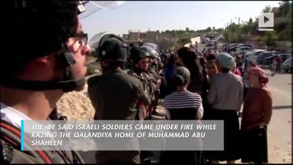 3 Palestinians said killed by IDF during house demolition