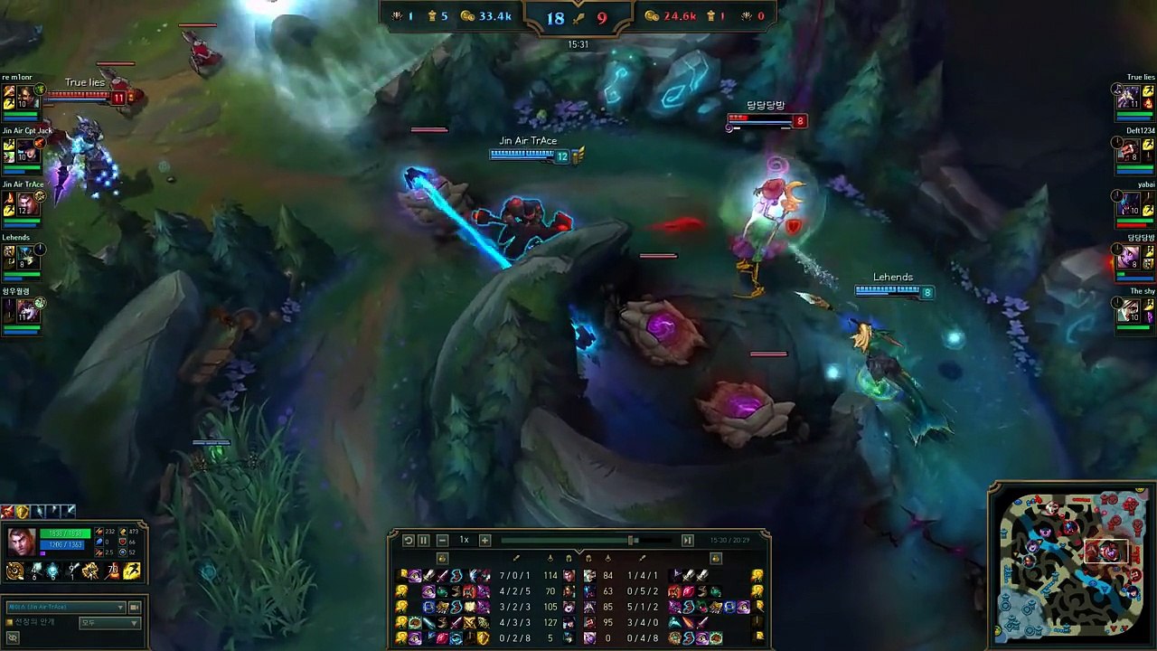[Highlights] Jayce vs Riven - Jin Air TrAce vs The shy, KR LOL SoloQ