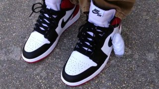 (HD) Perfect Authentic Air Jordan 1 retro high og black toe Basketball Sneakers Cheap Sale