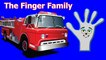 Finger Family Nursery Rhymes for Children - Finger Family Rhymes for Children Fire Truck Cartoons