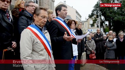 Perros-Guirec (22). Une minute de silence  et la Marseillaise
