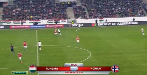 Goal Tamas Priskin - Hungary 1-0 Norway (15.11.2015) EURO 2016 - Qualification_