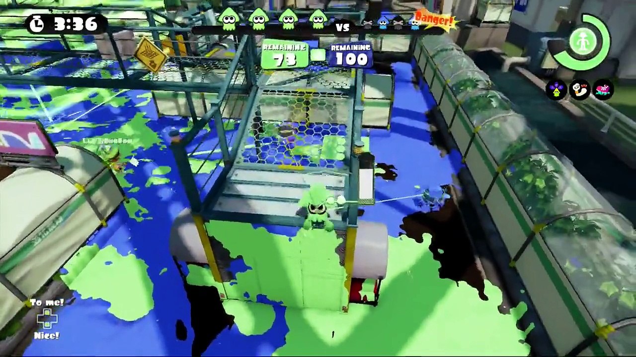 Splatoon: Squad Battles w/ Friends #2 (w/ @TheShadowXD22) in Splat Zones