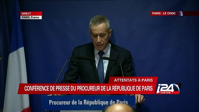 Discours du Procureur de la Republique Francaise suite aux attentats de paris