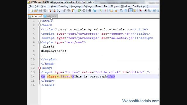jquery tutorials in hindi _ urdu - 21 - jquery double click event