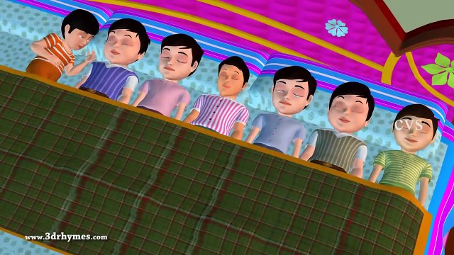 Ten in the Bed Nursery Rhyme 3D Animation English Rhymes & Songs for Children (Ten in a Be