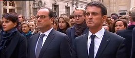 Une minute de silence en hommage aux victimes des attentats de Paris