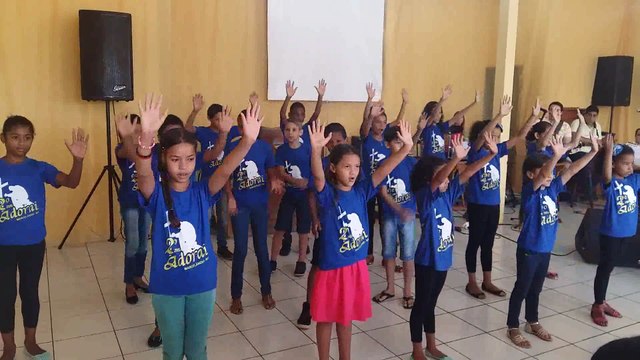 IBN Kids - Coreografia - Aline Barros - Vou Te Alegrar - Batista Nacional - Marcelandia - 15/11/15