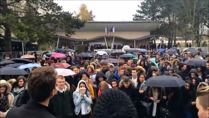 Arras: La Marseillaise au lycée Guy Mollet