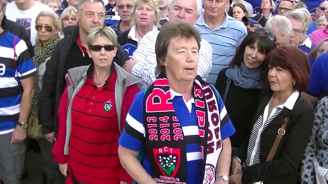 RCT - Bath : l'hommage des supporters anglais après les attaques de Paris