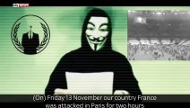 Anonymous se pronuncia acerca de los atentados en paris #ParisAttacks