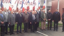 Attentats : la Marseillaise interprétée par les anciens combattants