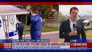 Man charged with murder of 12 year old girl in Hunter Valley